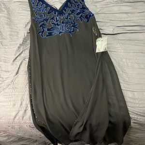 Free people long sheer slits on both sides